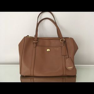 Coach Brown All Leather Purse